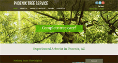 Desktop Screenshot of phxtreeservice.com